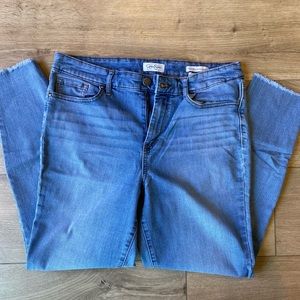 Jessica Simpson Skinny High Rise Cropped Jeans